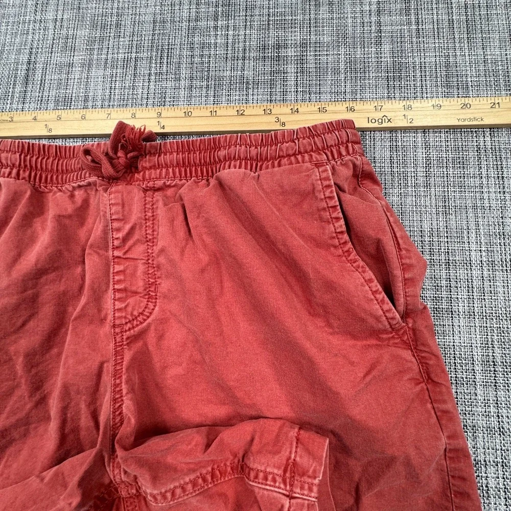 Vans Mens Range Elastic Relaxed Fit Chino Shorts Burnt Red Large Skateboarding